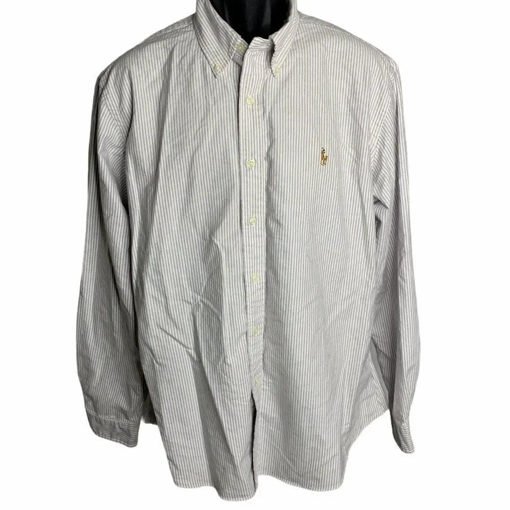 Ralph Lauren Custom Fit Button Down Shirt XL